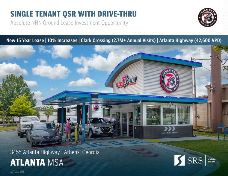 Primary Photo Of 3455 Atlanta Hwy, Athens Fast Food For Sale