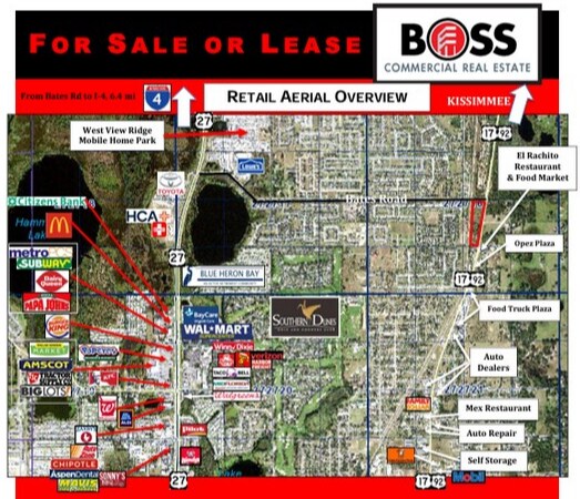 More Photos Of US Highway 17-92 at Bates Rd, Haines City Land For Sale