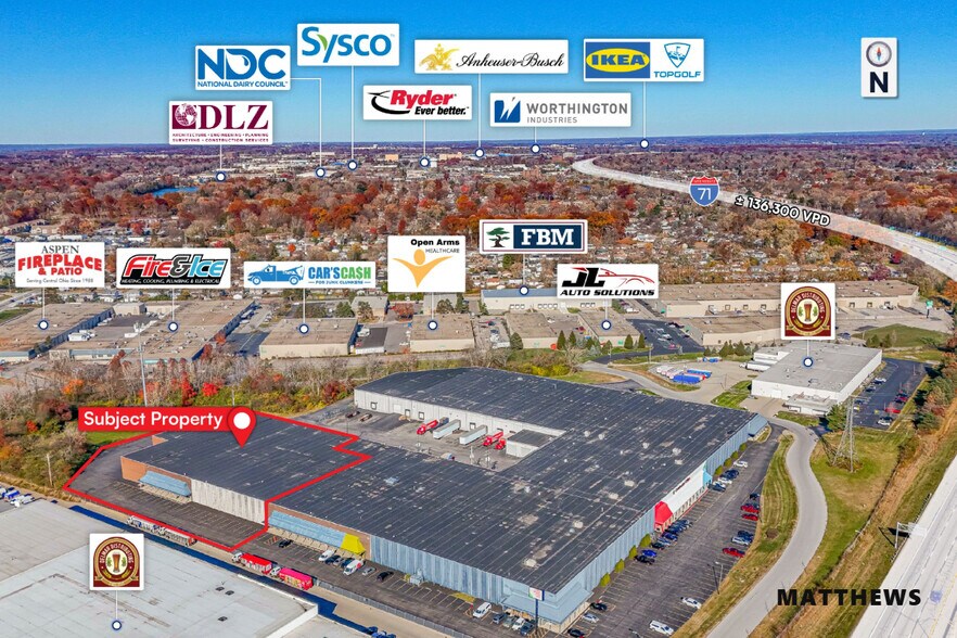 More Photos Of 5051 Freeway Dr E, Columbus Warehouse For Lease