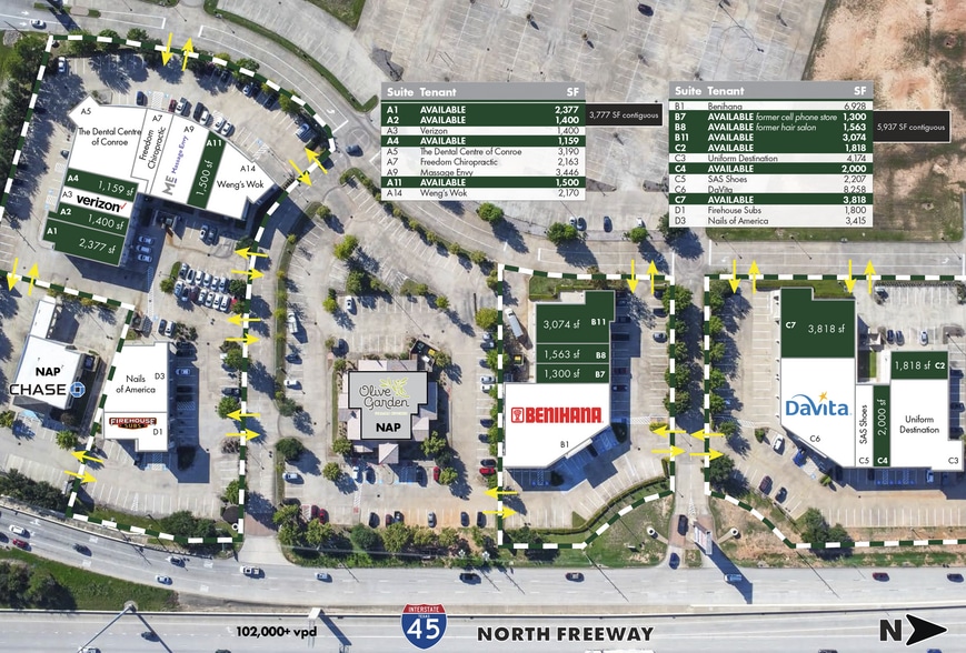 More Photos Of Teas Rd & I-45, Conroe Unknown For Lease