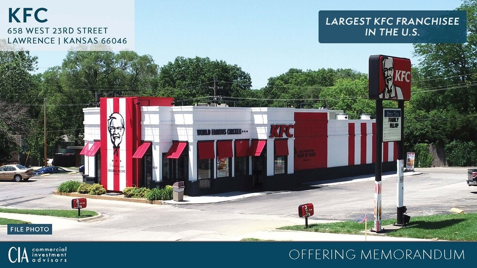 Primary Photo Of 658 W 23rd St, Lawrence Fast Food For Sale