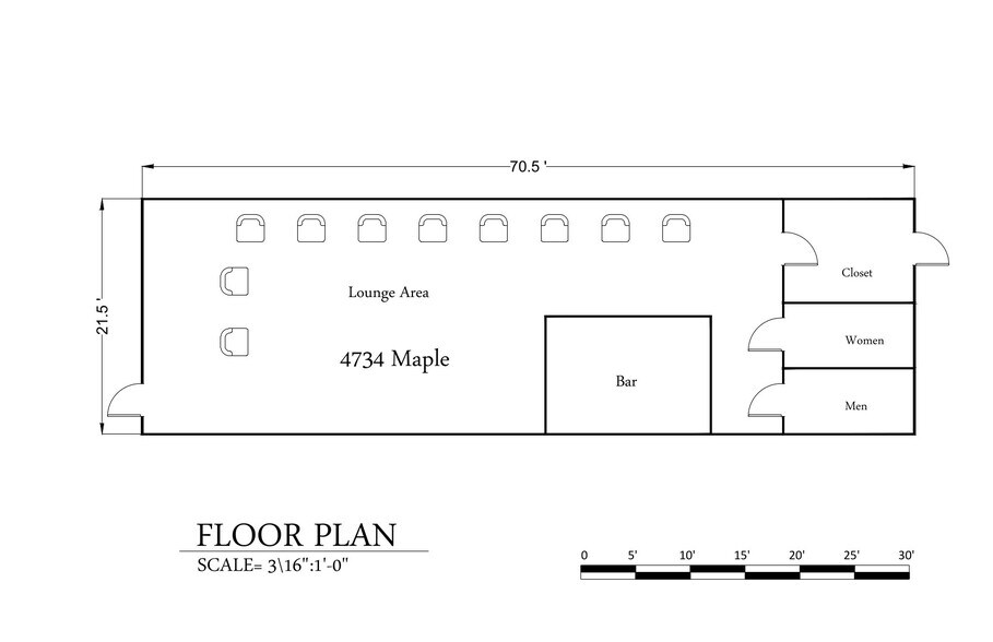 More Photos Of 4732-4734 Maple Ave, Dallas Bar For Lease