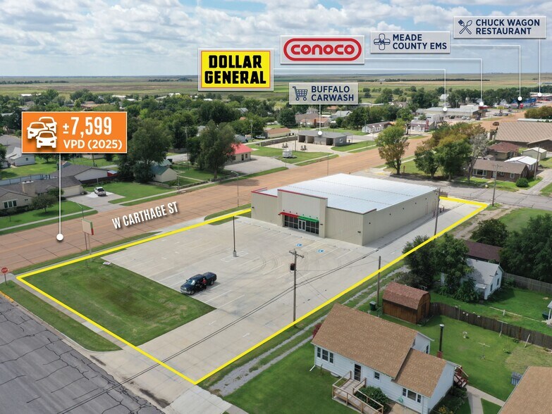 More Photos Of 312 W Carthage St, Meade Freestanding For Lease