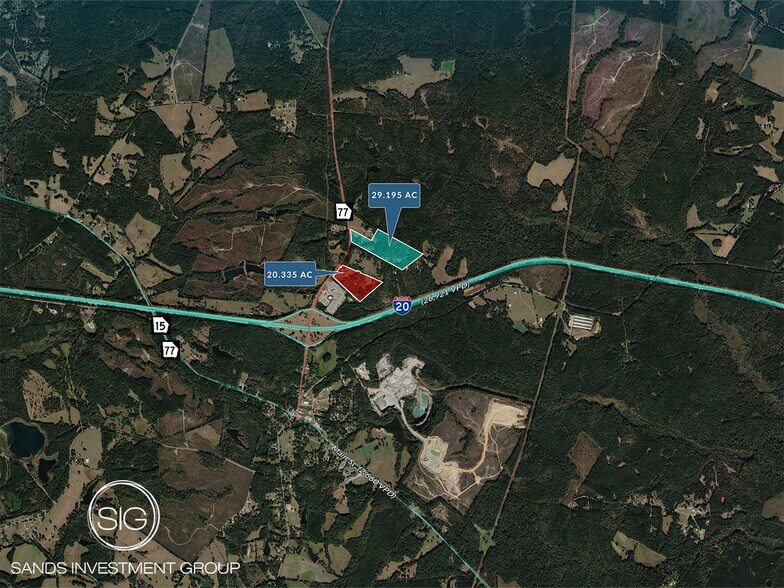 Primary Photo Of 3400 GA-77, Greensboro Land For Sale