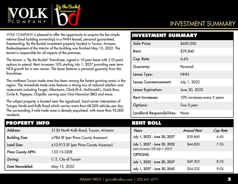 More Photos Of 2130 N Kolb Rd, Tucson Restaurant For Sale