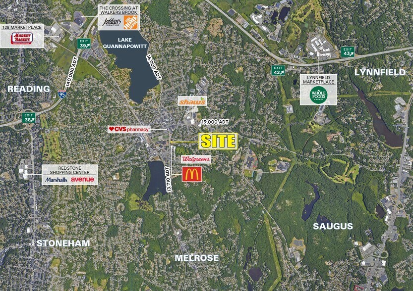 Primary Photo Of 500 Main St, Wakefield Freestanding For Lease