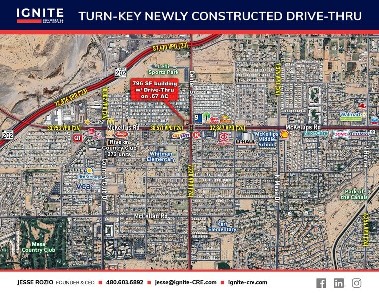 More Photos Of 16 W McKellips Rd, Mesa Restaurant For Lease