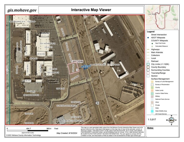 Primary Photo Of 5621 Arizona 95, Lake Havasu City Land For Sale