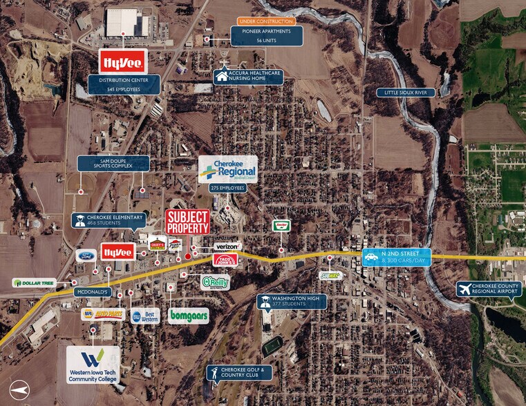 More Photos Of E Bow Dr. & N 2nd St., Cherokee General Retail For Sale