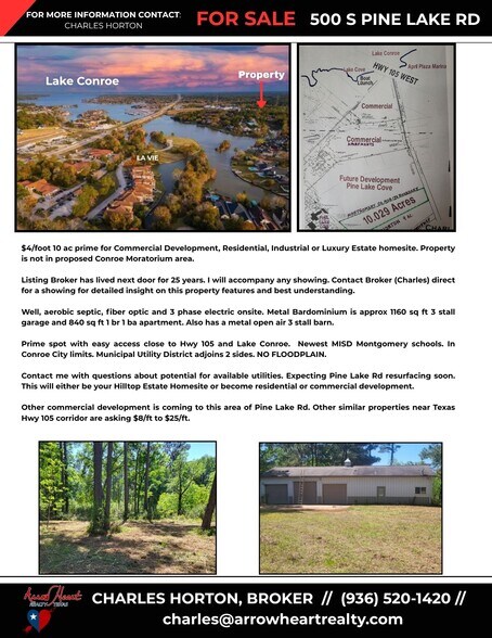 More Photos Of 500 S Pine Lake Rd, Montgomery Land For Sale