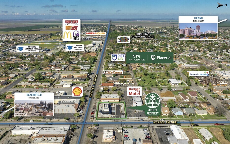 More Photos Of 1204 Whitley Ave, Corcoran Fast Food For Sale