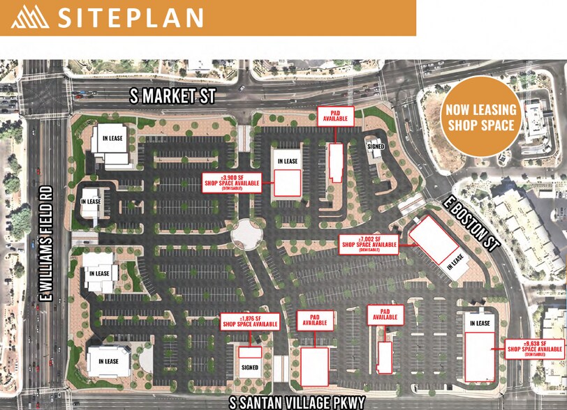 More Photos Of SEC E Williams Fld Rd & S Santan Village Pkwy, Gilbert Unknown For Lease
