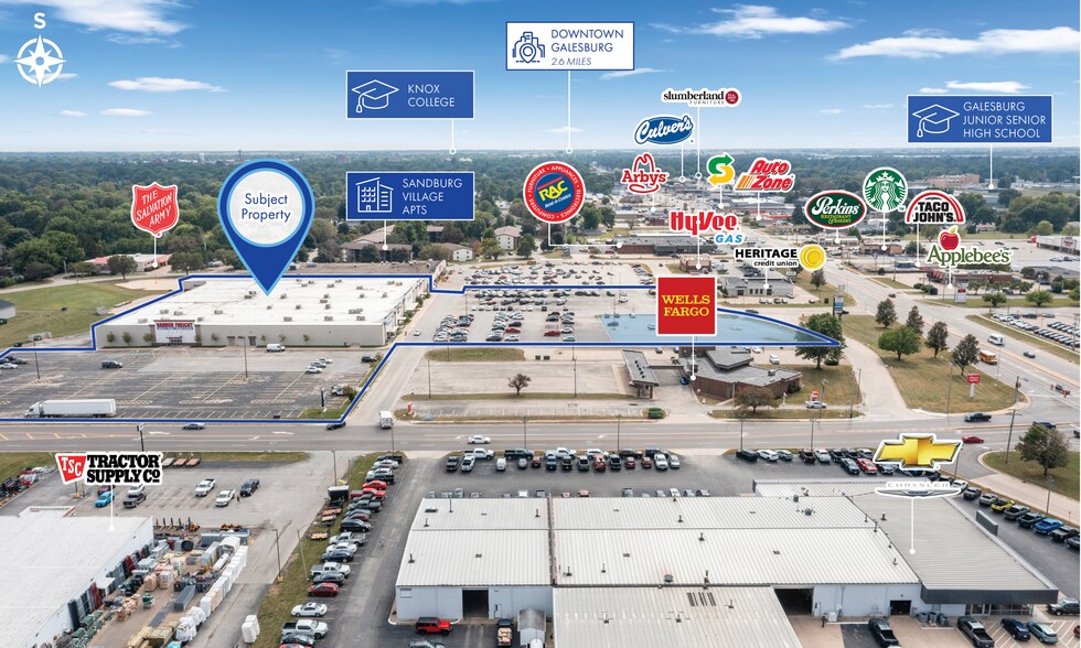 More Photos Of 1995-2107 National Blvd., Galesburg General Retail For Sale