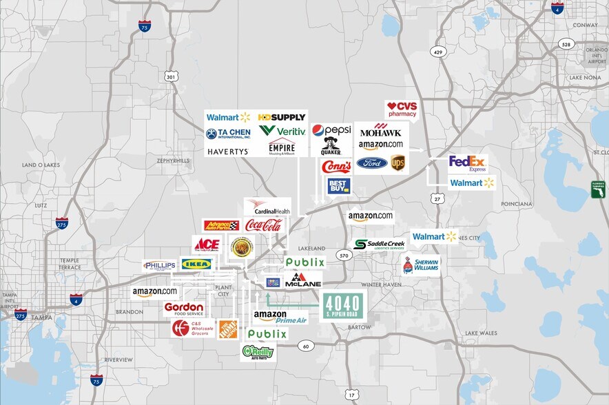 More Photos Of 4040 S Pipkin Rd, Lakeland Distribution For Lease