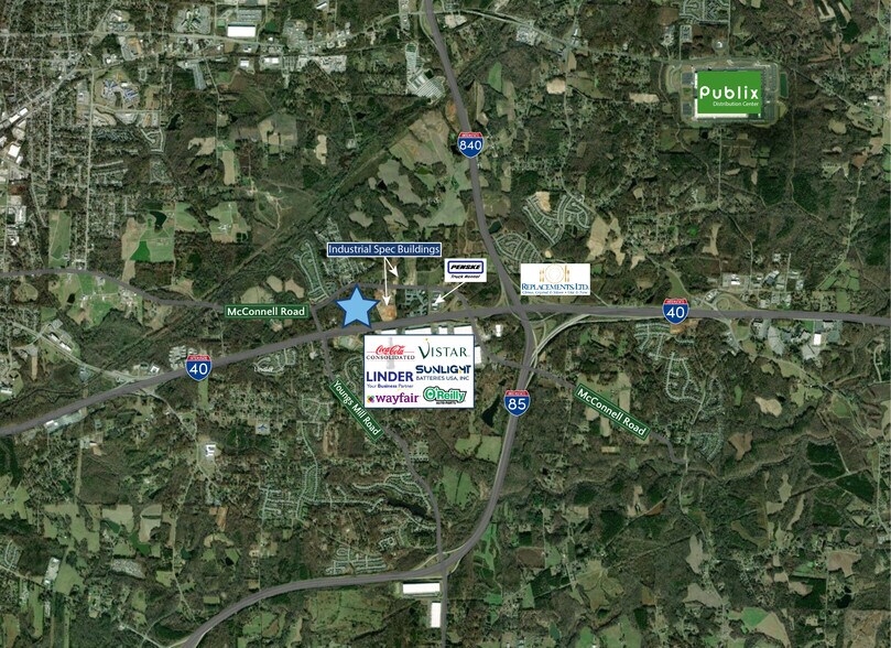 More Photos Of 3530 McConnell Rd, Greensboro Land For Lease