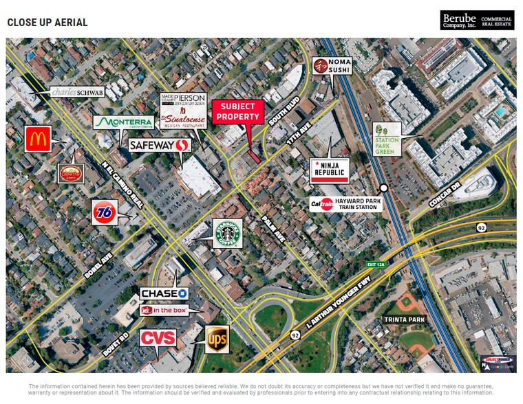 More Photos Of 116 South Blvd, San Mateo Storefront For Sale