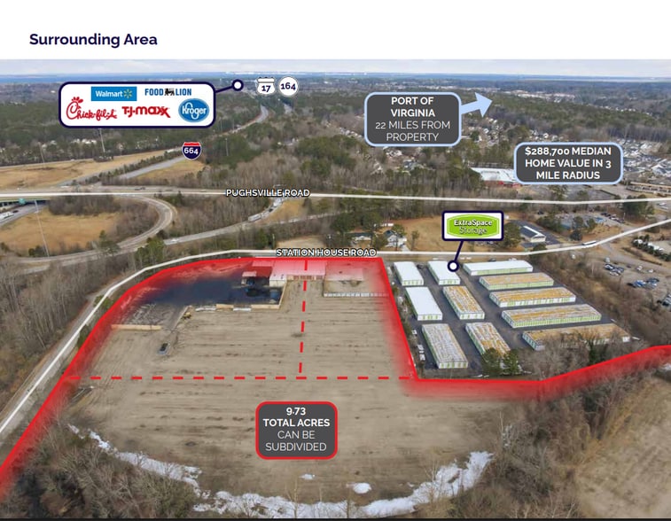 More Photos Of 4825 Station House Rd, Chesapeake Auto Salvage Facility For Lease