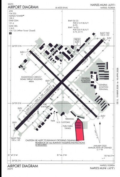 More Photos Of 711 Ramp Rd, Naples Airplane Hangar For Sale