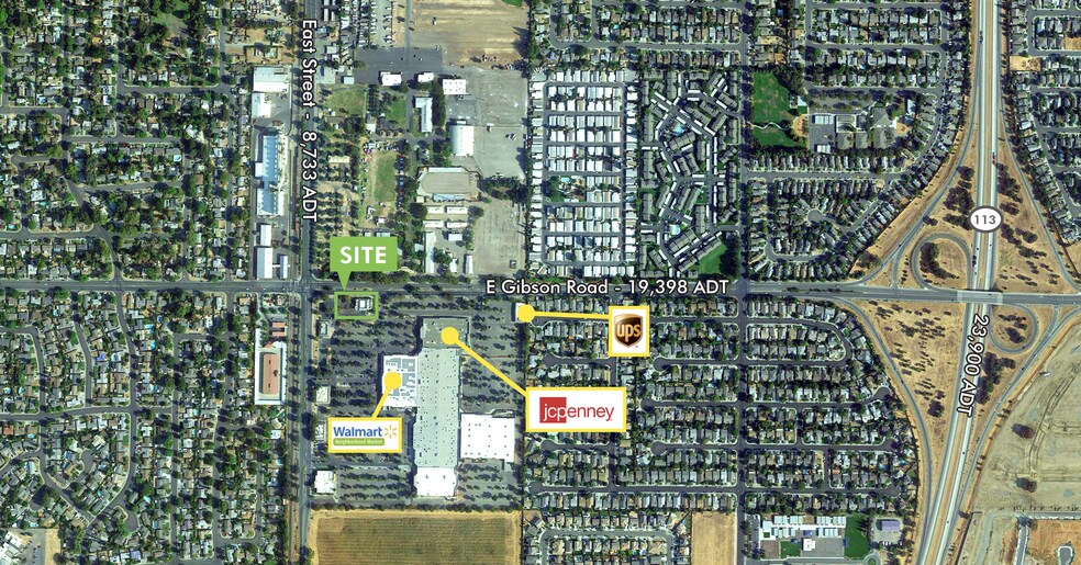 More Photos Of 1224 E Gibson Rd, Woodland Bank For Lease