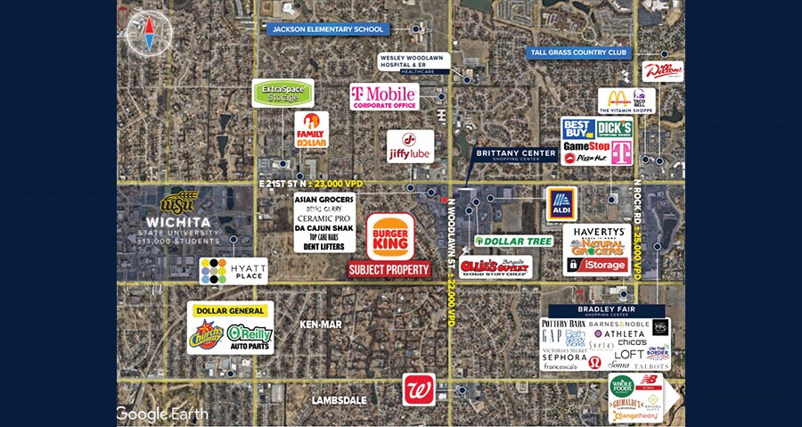 More Photos Of 2111 N Woodlawn St, Wichita Fast Food For Sale
