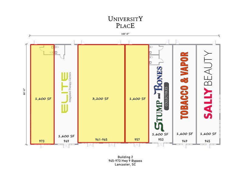 More Photos Of 945-973 Hwy 9 Byp W, Lancaster General Retail For Lease