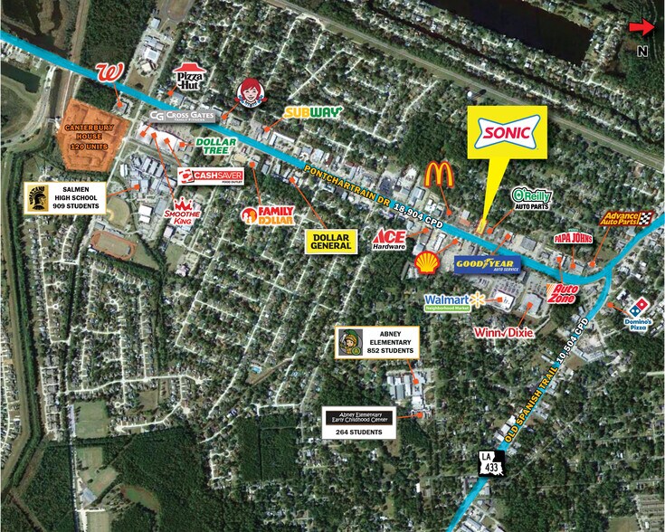 More Photos Of 3225 Pontchartrain Dr, Slidell Fast Food For Sale