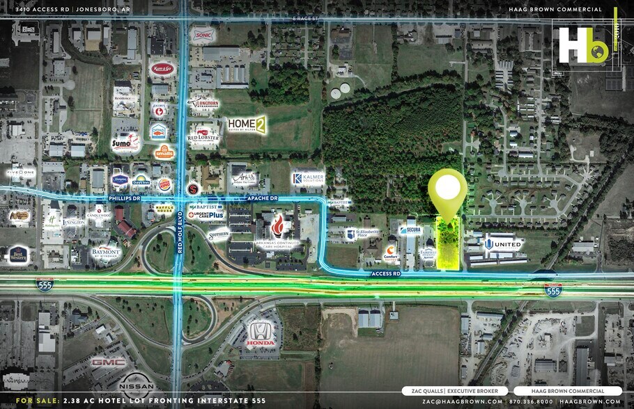 More Photos Of 3410 Access Rd, Jonesboro Land For Sale