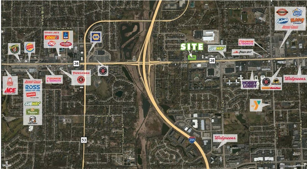 More Photos Of 1184 Roosevelt Rd, Glen Ellyn Freestanding For Lease