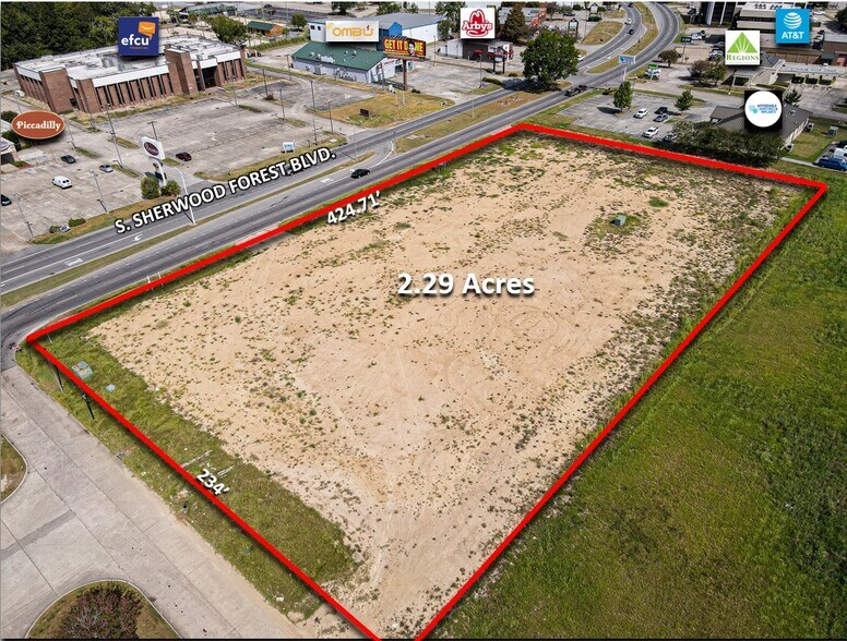 Primary Photo Of 3233 S Sherwood Forest Blvd, Baton Rouge Land For Lease