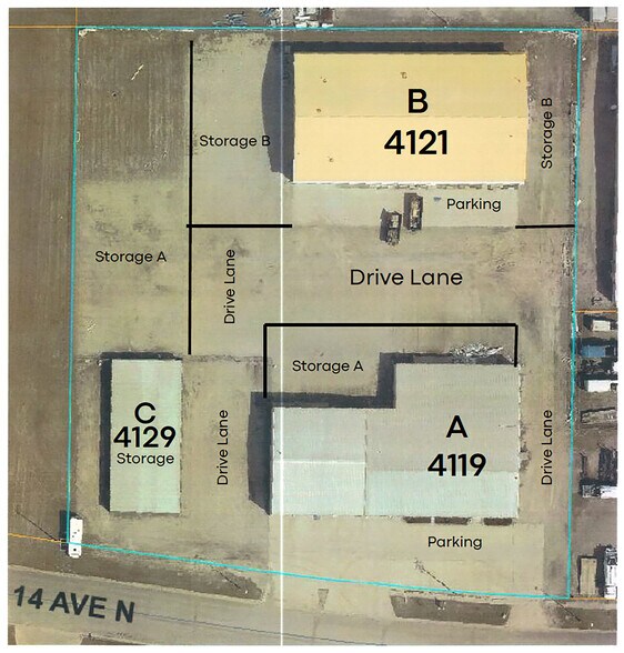 More Photos Of 4119-4129 N 14th Ave, Fargo Warehouse For Lease