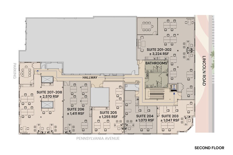 More Photos Of 600-612 Lincoln Rd, Miami Beach Storefront Retail Office For Lease