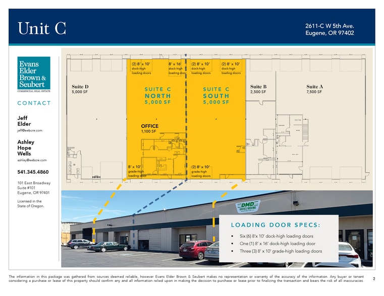More Photos Of 2611 W 5th Ave, Eugene Warehouse For Lease