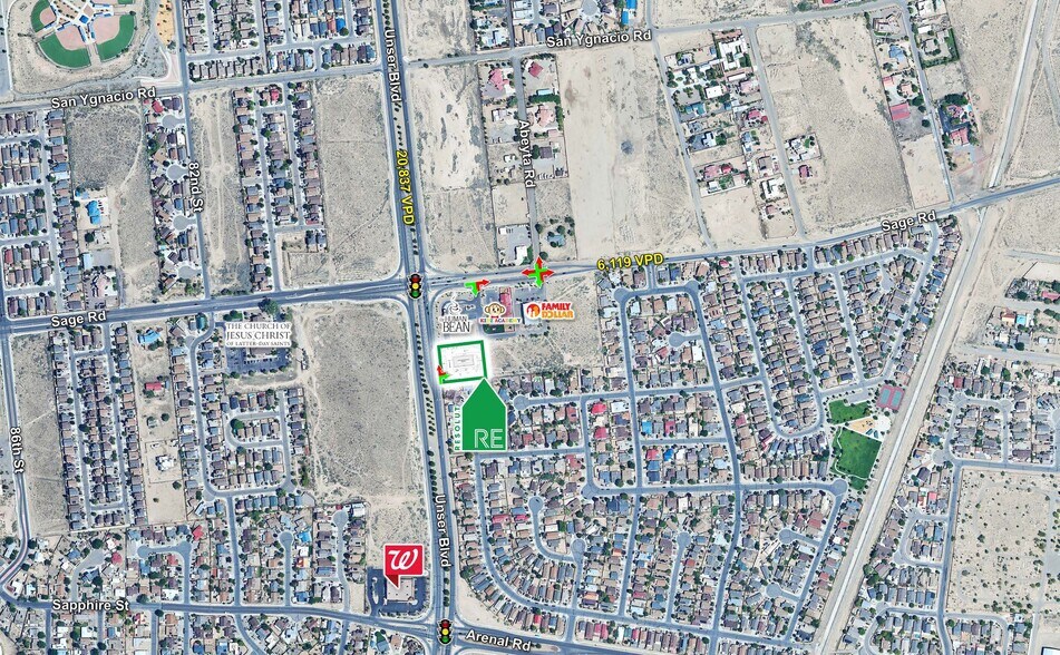 More Photos Of Unser @ Sage Rd, Albuquerque Land For Lease
