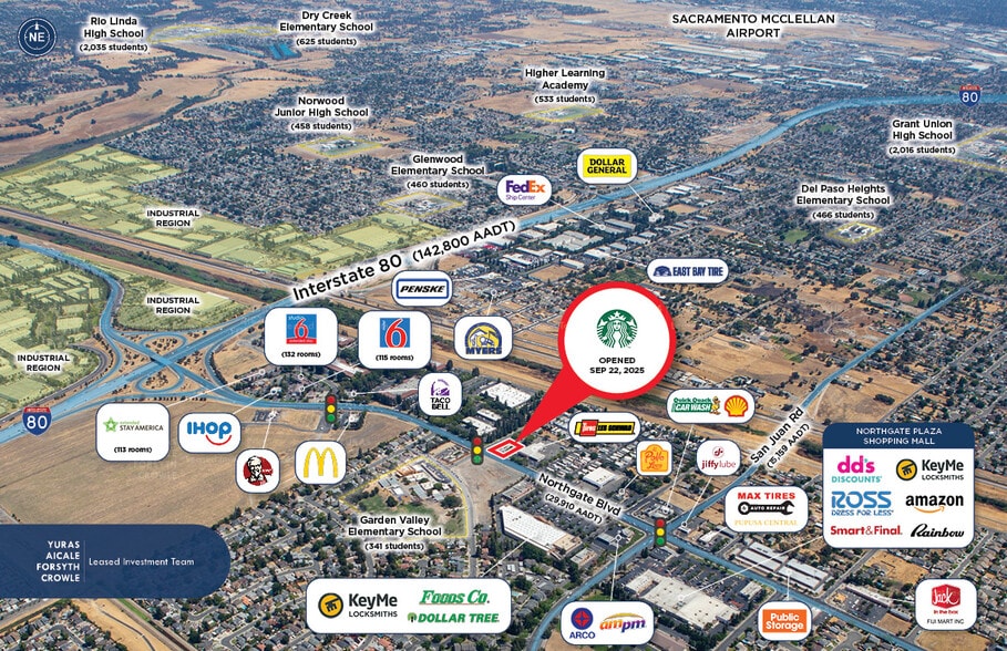 More Photos Of 3580 Northgate Blvd, Sacramento Fast Food For Sale