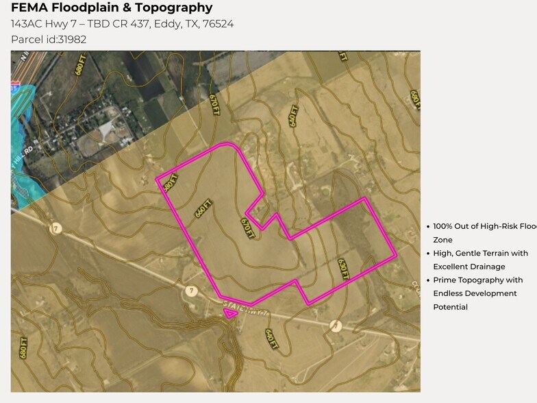 More Photos Of CR 437 Rd @ Hwy 7, Eddy Land For Lease