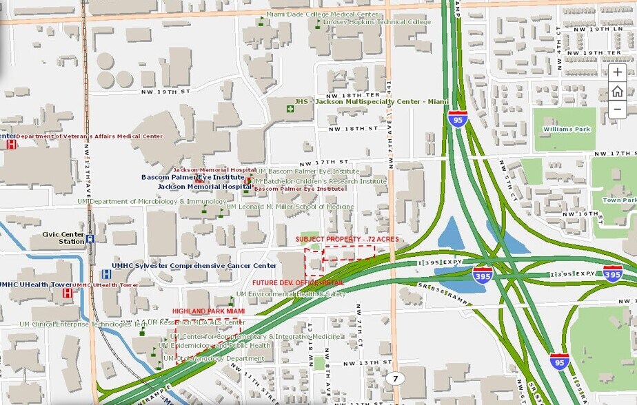 Primary Photo Of 123 Health District, Miami Land For Sale
