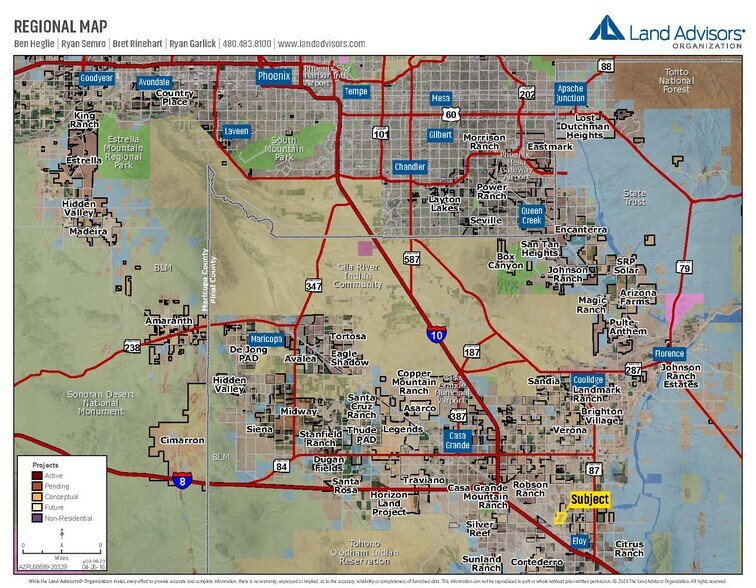 More Photos Of W-NWC of Eleven Mile Corner Road & Houser Road, Eloy Land For Sale