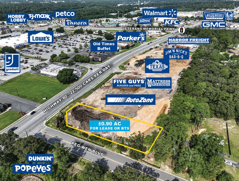 Primary Photo Of Highway 80 Land, Statesboro Land For Lease