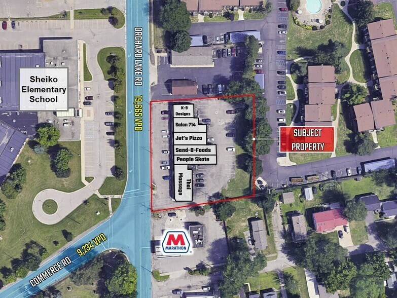 More Photos Of 3369-3379 Orchard Lake Rd, Keego Harbor Storefront For Sale