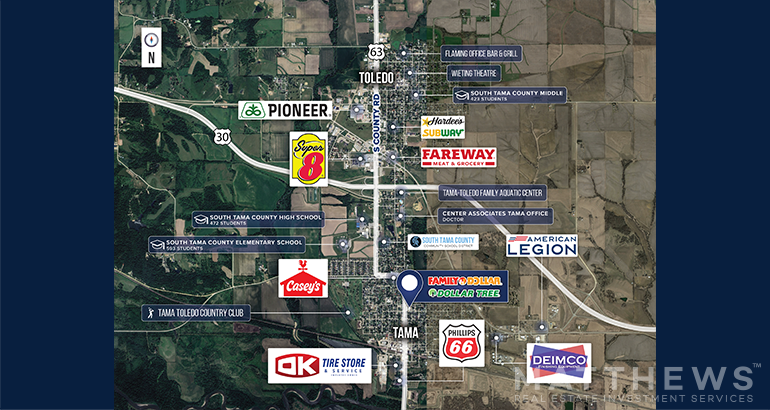 Primary Photo Of 806 State St, Tama Freestanding For Sale