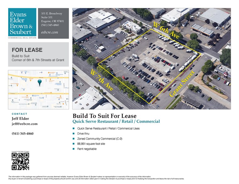 More Photos Of W 6th Ave & W 7th Ave at Grant Street, Eugene Land For Lease