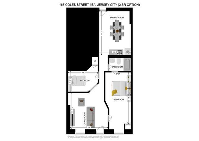 More Photos Of 168 COLES St, Jersey City Office Residential For Sale