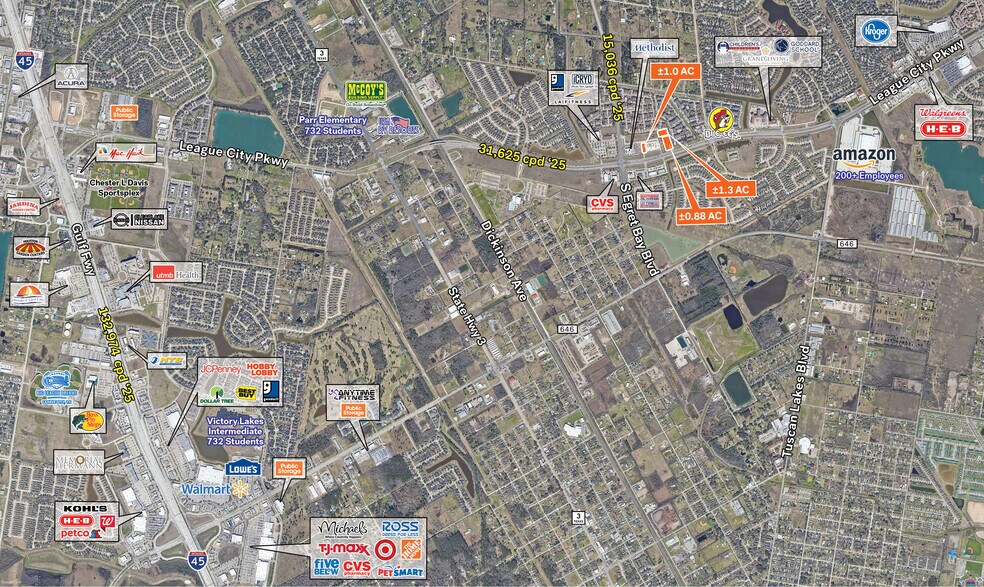 More Photos Of NEC Egret Bay & League City Parkway blvd, League City Land For Sale