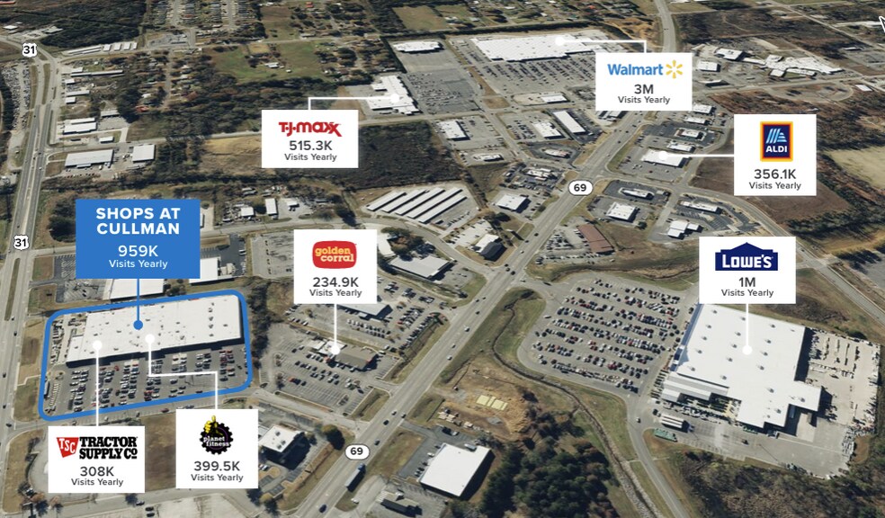 More Photos Of 1731 2nd Ave SW, Cullman General Retail For Sale