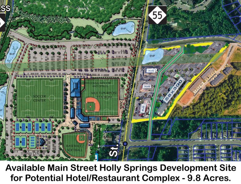 More Photos Of 1220 N Main St, Holly Springs Land For Sale