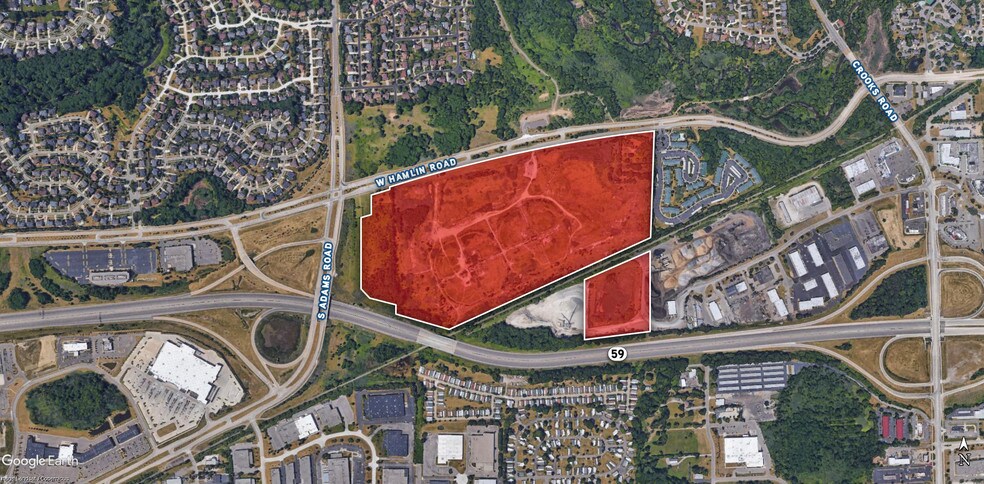 Primary Photo Of Hamlin & Adams Rd, Rochester Hills Land For Sale