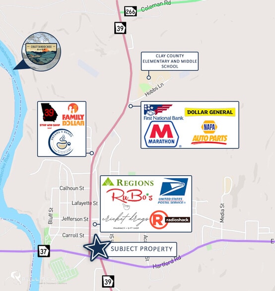 More Photos Of 104 Hancock St, Fort Gaines General Retail For Lease