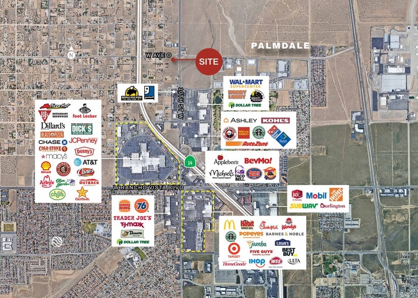More Photos Of SWC of West Ave 0 & 10th St W, Palmdale General Retail For Lease