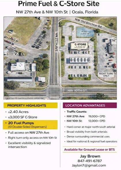 More Photos Of NEC NW 27th Avenue & NW 10th Street, Ocala Land For Lease