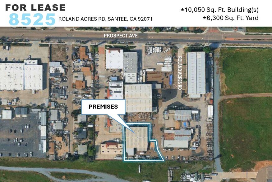 Primary Photo Of 8520-8530 Roland Acres Rd, Santee Warehouse For Lease